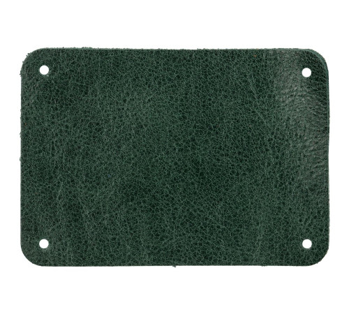 Лейбл кожаный Beta, XL, зеленый