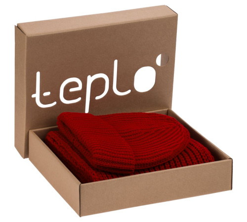 Коробка Teplo, малая, крафт