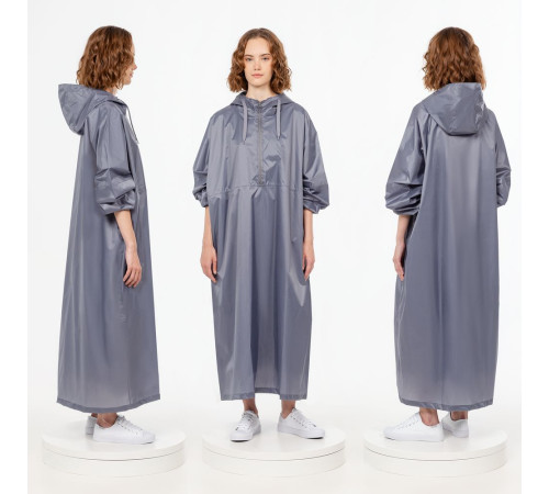 Дождевик-анорак R1, серый