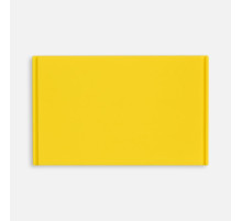 Лейбл из ПВХ Dzeta, XL, желтый