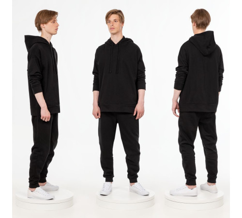 Худи унисекс H2, черное