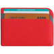 Чехол для карточек Dual, красный