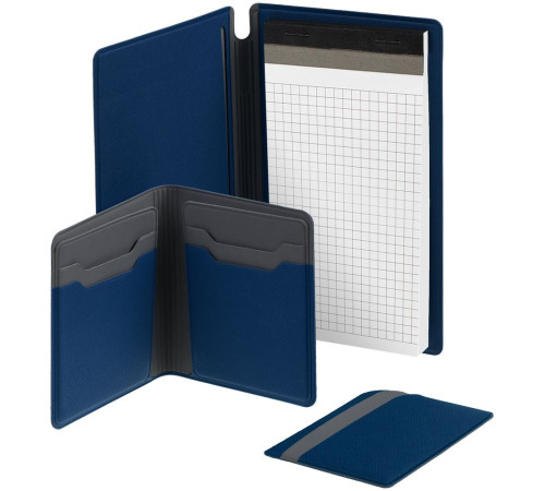 Блокнот Dual, синий