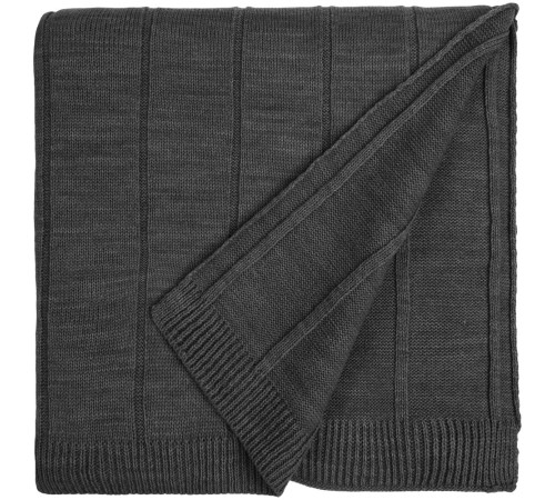 Плед Bambolay, темно-серый меланж