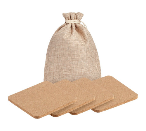 Набор из 4 костеров Suberic, квадрат