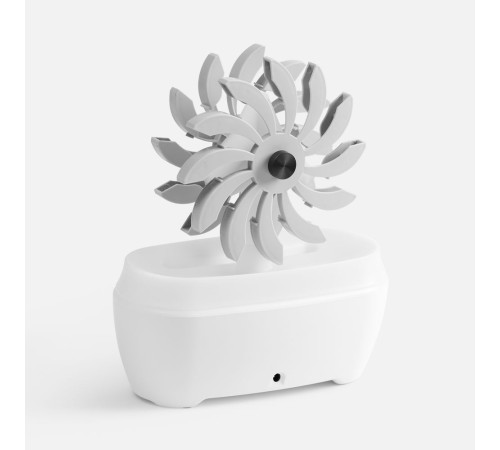 Увлажнитель-ароматизатор Steam Spin, белый с серым