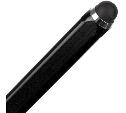 Вечный карандаш Quarta со стилусом и уровнем, черный