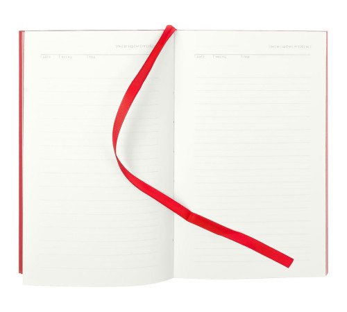 Ежедневник Flat Mini, недатированный, красный