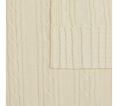 Плед Remitti, белый (молочный)