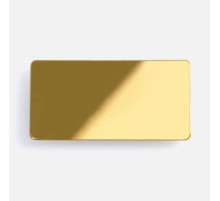 Значок Sanga Matto, золотистый глянцевый