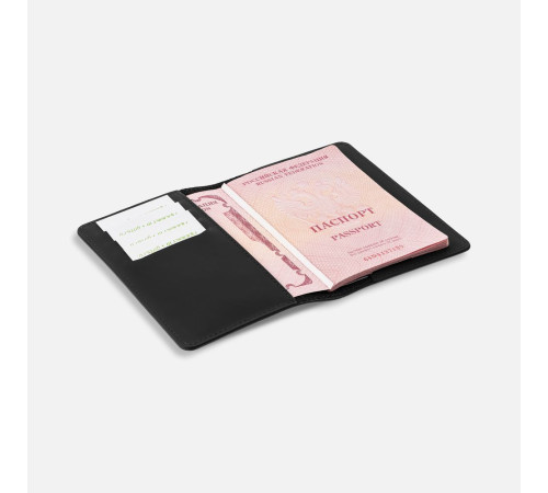 Обложка для паспорта Alaska, черная