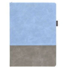 Ежедневник Horizon, недатированный, серый с голубым