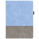 Ежедневник Horizon, недатированный, серый с голубым
