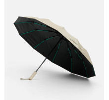 Зонт складной с УФ-защитой Ribstar, бежевый