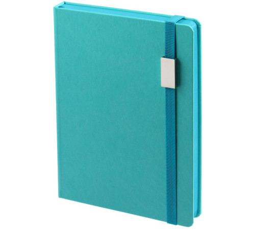 Ежедневник New Factor Metal, бирюзовый