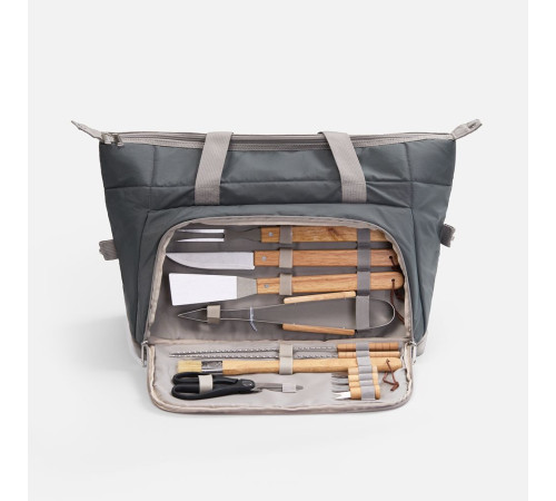 Набор для барбекю Grillmoor, темно-серый (графит)