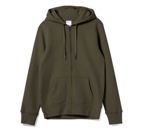 Толстовка на молнии с капюшоном унисекс King, хаки