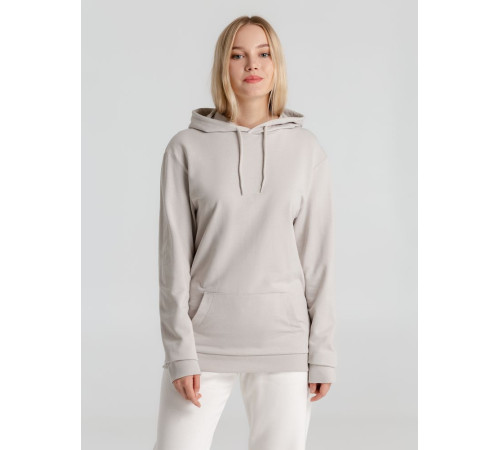 Толстовка с капюшоном унисекс Hoodie, дымчато-серая
