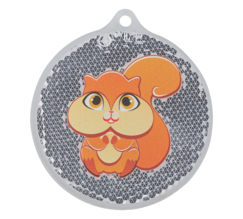 Пешеходный светоотражатель «Круг», оранжевый