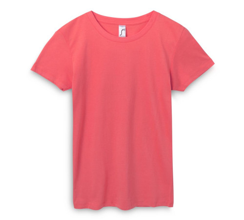 Футболка женская Regent Women, розовая (коралловая)
