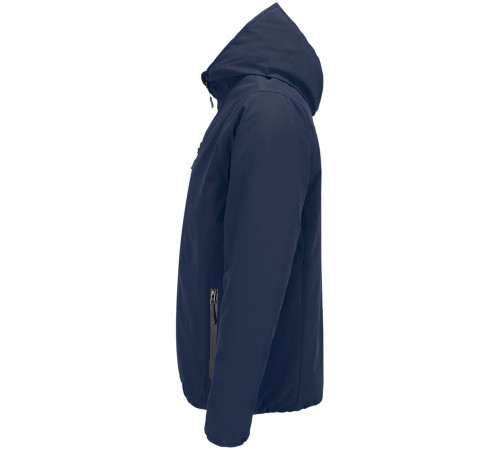 Куртка софтшелл с капюшоном мужская Falcon Men, синяя