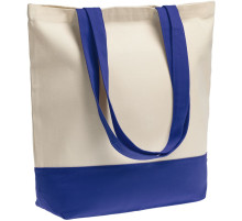 Сумка для покупок на молнии Shopaholic Zip, неокрашенная с синим