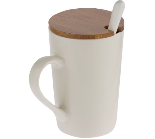 Кружка Parley с ложкой и бамбуковой крышкой