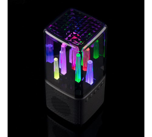 Беспроводная колонка с подсветкой citySound, черная