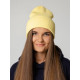 Шапка Real Rib, желтая (нарцисс)
