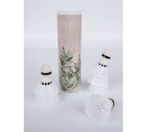 Набор из 6 воланов для бадминтона Volante, белый