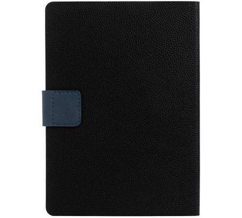 Ежедневник Boom, недатированный, черный с синим