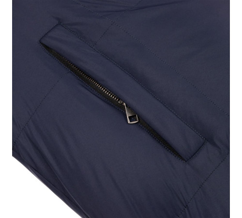 Пуховик унисекс Kapsula, темно-синий