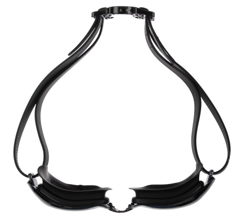 Очки для плавания зеркальные Underwater, черные