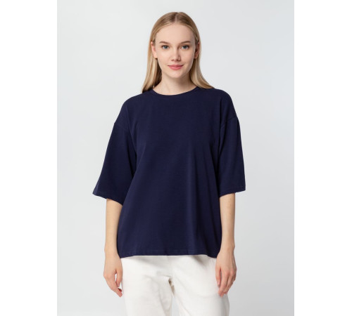 Футболка унисекс оверсайз Street Vibes, темно-синяя