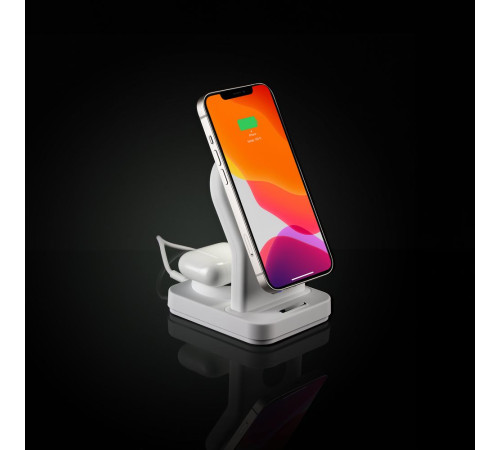 Зарядная станция с подсветкой Cooper Duo, белая