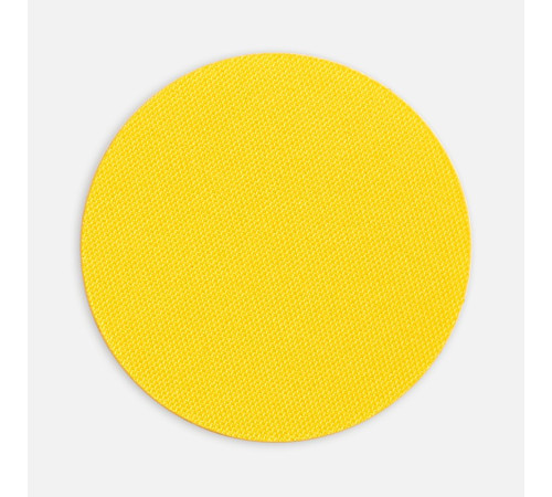 Наклейка тканевая Lunga Round, M, желтая