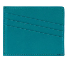 Чехол для карточек Nubuk, бирюзовый