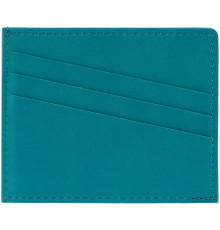 Чехол для карточек Nubuk, бирюзовый