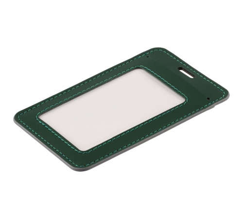 Чехол для пропуска Shall Simple, зеленый