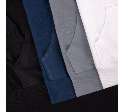 Свитшот оверсайз унисекс Vozduh, светло-серый