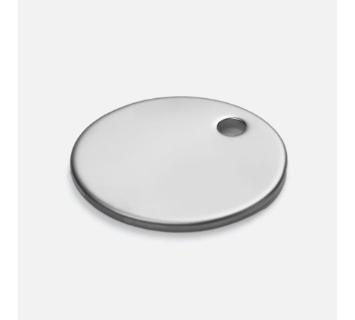 Шильдик металлический Alfa Sirkel, серебристый