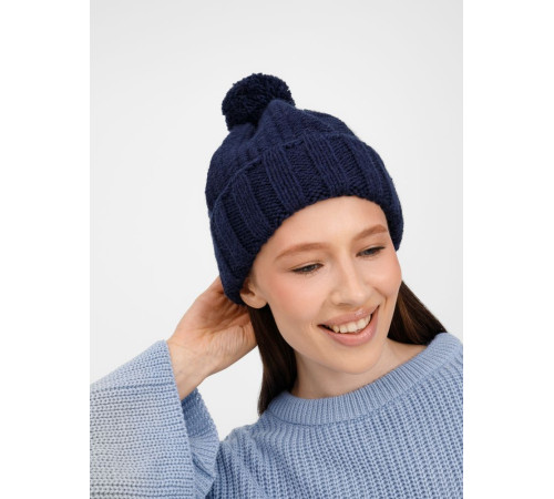 Шапка Frissonelle, темно-синяя