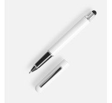 Роллер Scribo со стилусом, матовый белый