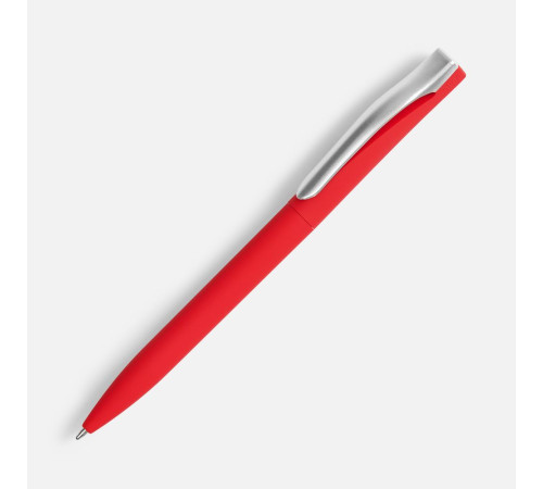 Ручка шариковая Pin Soft Touch, красная