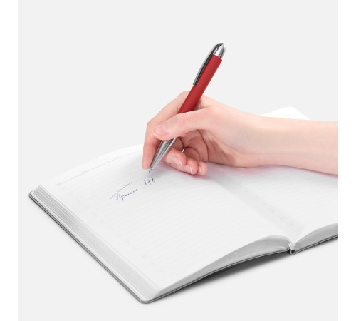 Ручка шариковая Arc Soft Touch, красная