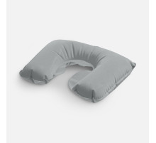 Надувная подушка под шею в чехле Sleep, темно-серая