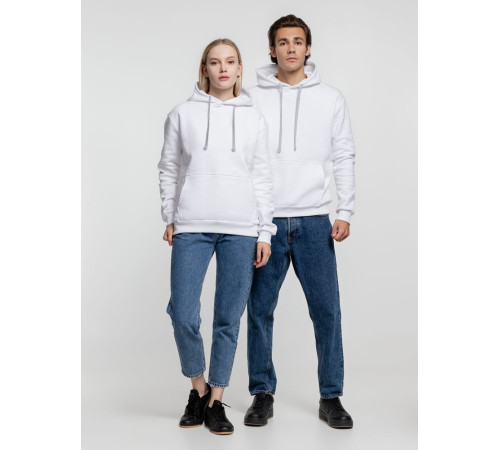 Толстовка с капюшоном Kirenga Heavy, белая (белоснежная)