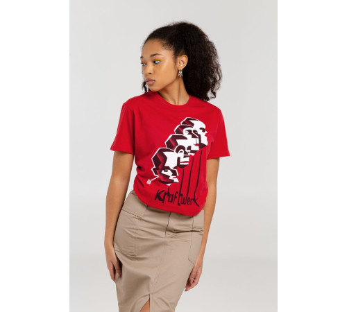 Футболка «Меламед. Kraftwerk», красная