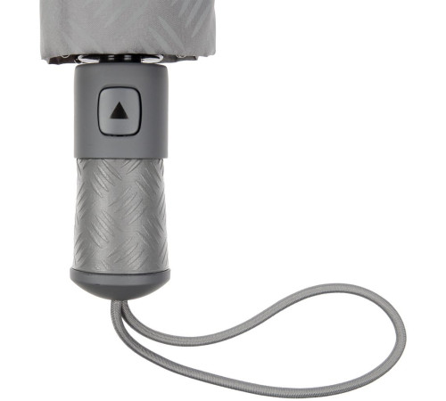 Зонт складной Hard Work, серый