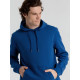 Толстовка с капюшоном унисекс King, ярко-синяя